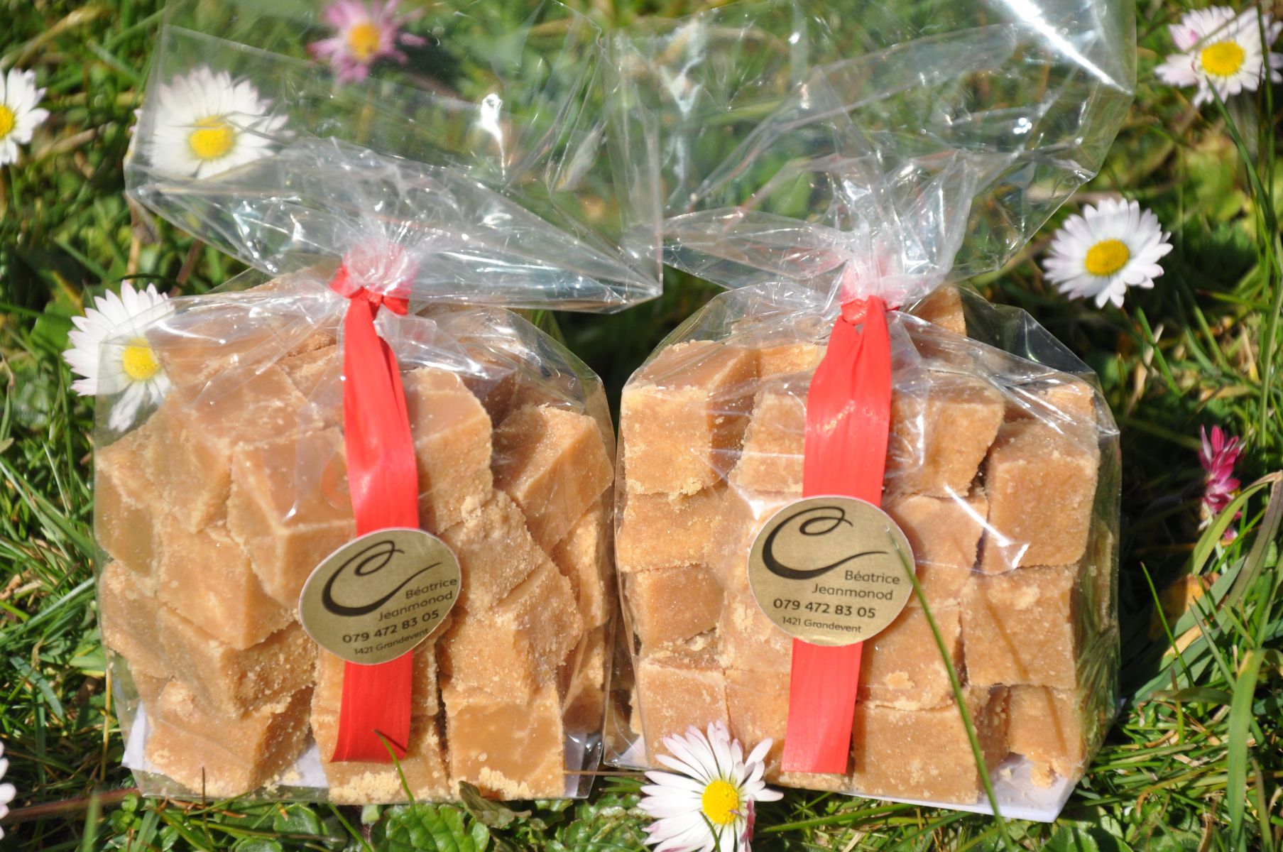Caramels nature fabriqués artisanalement