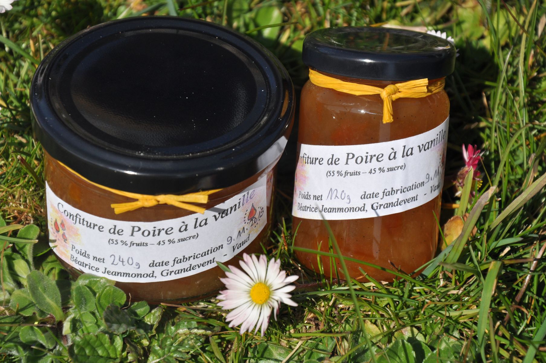 Confiture artisanale à la poire